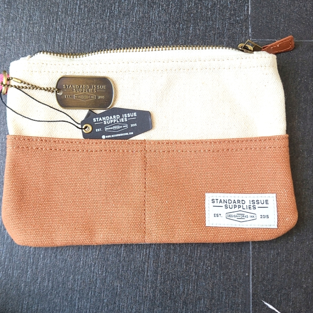 Standard Issue Supply zipper pouch canyon-natural